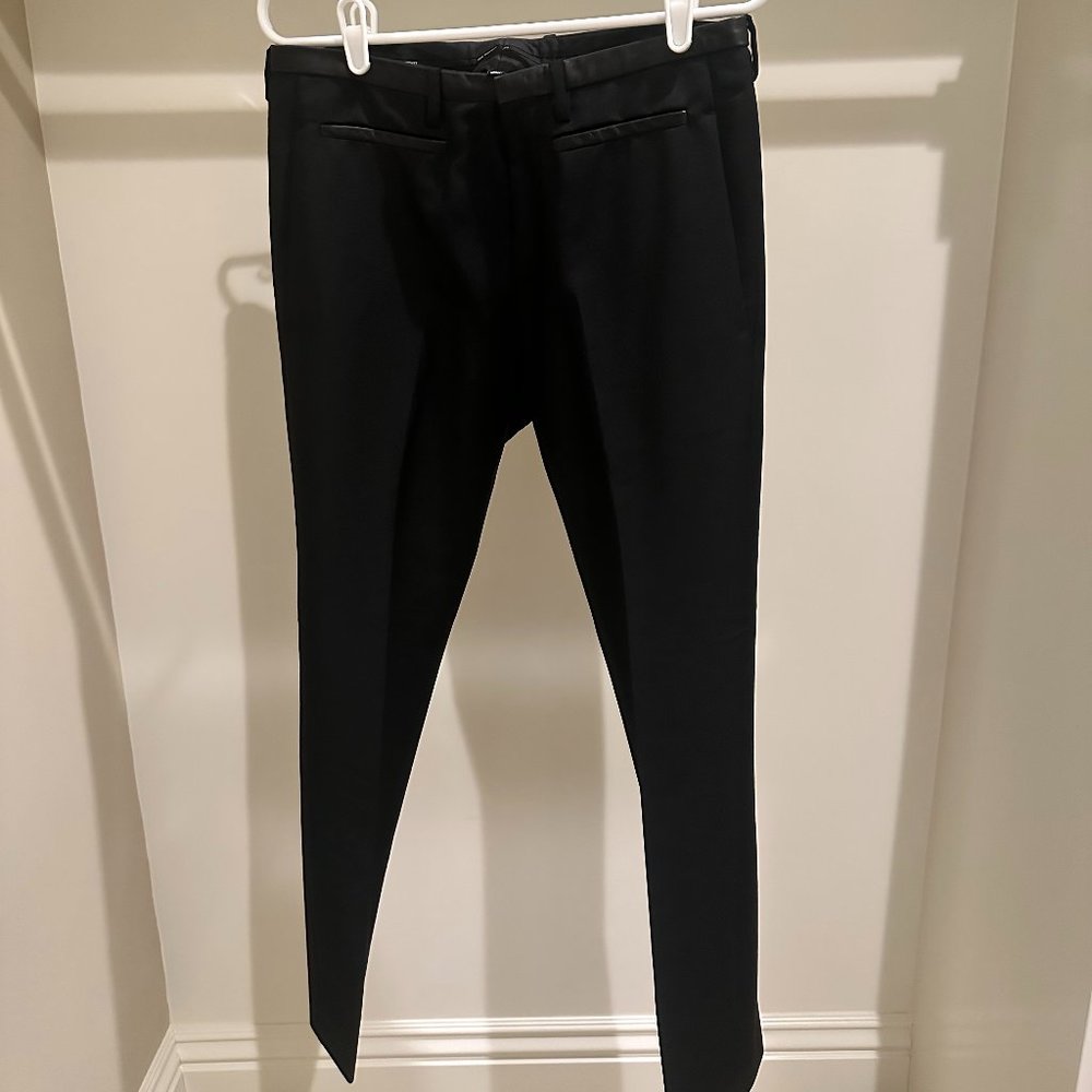 Neil Barrett Semi Tapered Trousers with Leather details